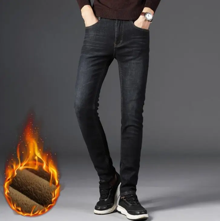 2018 Stylish Warm Winter Men Causal Jeans Hot Sales Stretch Trousers Male Free Shipping
2018 Stylish Warm Winter Men Causal Jeans Hot Sales Stretch Trousers Male Free Shipping