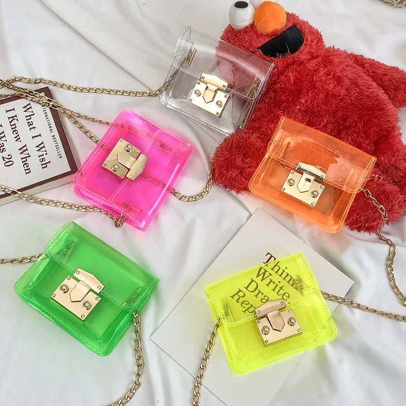 Raged Sheep 2019 Korean Style Trendy Kid's Solid Transparent Chain Single-shoulder Bags Lock Girl's Messenger Accessories Bags
Raged Sheep 2019 Korean Style Trendy Kid's Solid Transparent Chain Single-shoulder Bags Lock Girl's Messenger Accessories Bags
