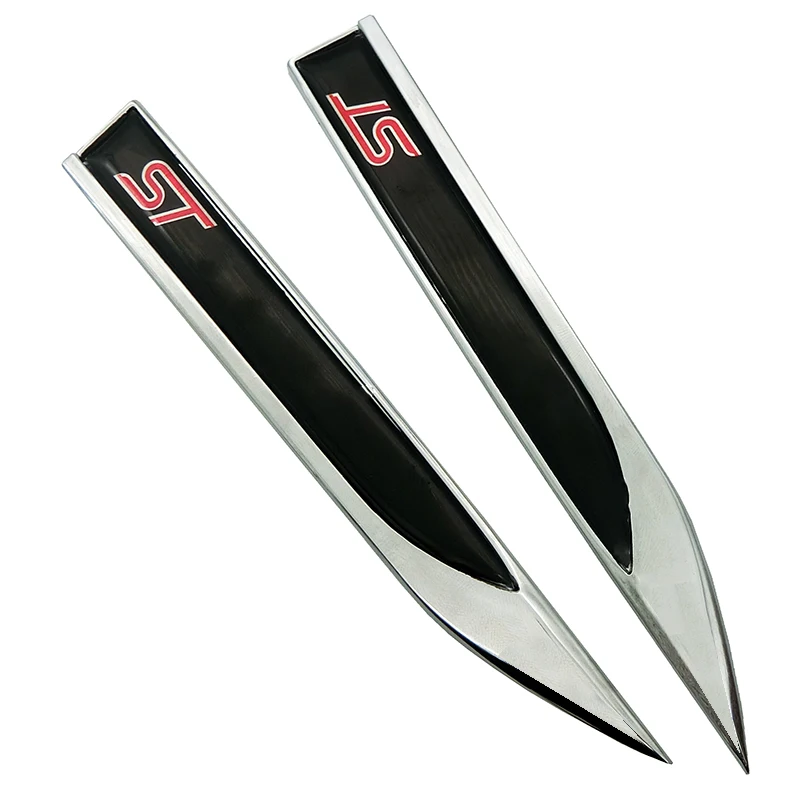 1set ST Logo Car sticker Metal Emblem blade Knife shape Badge Fender Decal for FORD FIESTA FOCUS MONDEO Auto Car Styling
1set ST Logo Car sticker Metal Emblem blade Knife shape Badge Fender Decal for FORD FIESTA FOCUS MONDEO Auto Car Styling