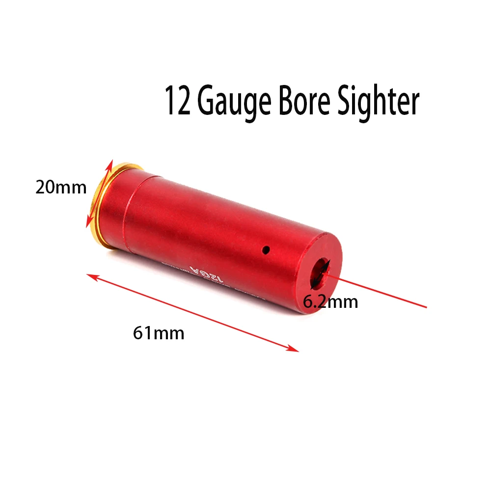 Laser Bore Sighter 12GA Cartridge Sight Laser Red Hunting Laser Cartridge Sight For Hunting Airsoft Air Gun Rifle Accessories
Laser Bore Sighter 12GA Cartridge Sight Laser Red Hunting Laser Cartridge Sight For Hunting Airsoft Air Gun Rifle Accessories