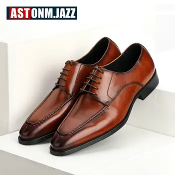 Men's Genuine Leather Casual Dress Shoe Lace-Up Men Leather Shoes Size 46 Black Wedding Oxford Shoes For Men Classic Brogue Shoe
Men's Genuine Leather Casual Dress Shoe Lace-Up Men Leather Shoes Size 46 Black Wedding Oxford Shoes For Men Classic Brogue Shoe