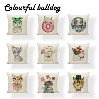 Comfortable Frog Animal Cat Cushion Cover Kitty Ice Cream Pillowcase Rabbit Cotton Linen Home Decorating Summer Friends Pillows
Comfortable Frog Animal Cat Cushion Cover Kitty Ice Cream Pillowcase Rabbit Cotton Linen Home Decorating Summer Friends Pillows
