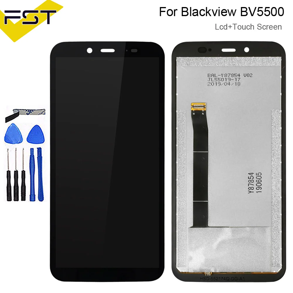 5.5 inch LCD For Blackview BV5500 / BV5500 Pro LCD Display+Touch Screen 100% Tested Screen Digitizer Assembly Replacement+Tools
5.5 inch LCD For Blackview BV5500 / BV5500 Pro LCD Display+Touch Screen 100% Tested Screen Digitizer Assembly Replacement+Tools