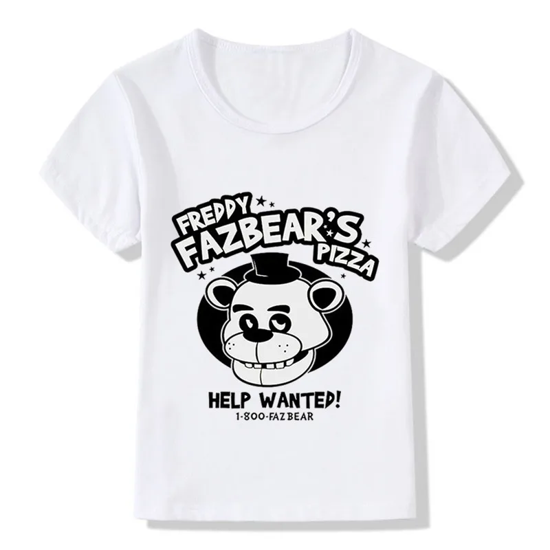 Children Summer Cartoon Five Nights At Freddy's Pizza Print Funny T shirt Kids Baby Clothes Boys Girls 5 Freddys Top Tee,ooo5016
Children Summer Cartoon Five Nights At Freddy's Pizza Print Funny T shirt Kids Baby Clothes Boys Girls 5 Freddys Top Tee,ooo5016
