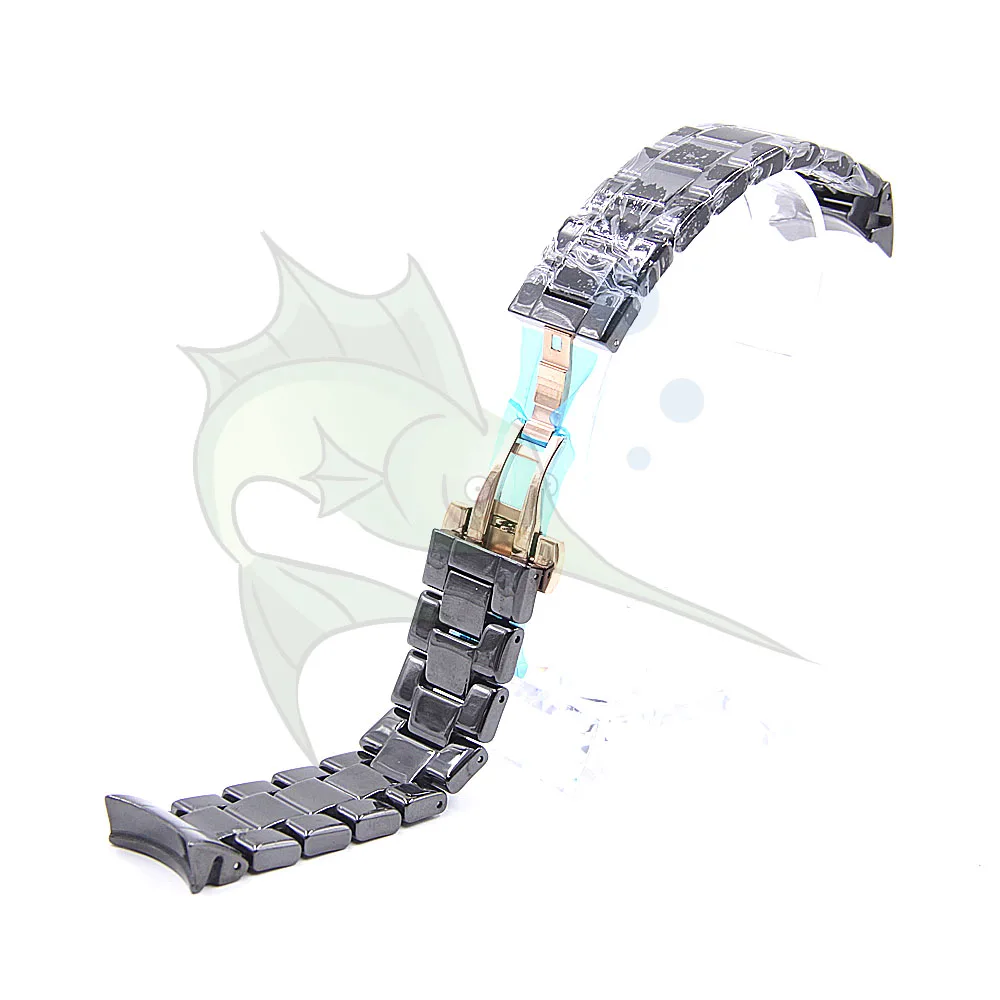 High End Ceramic Watch Strap Black Color Butterfly Buckle Bracelet Ceramic Watchband for AR1410 AR1400,22mm Ceramic Watchband
High End Ceramic Watch Strap Black Color Butterfly Buckle Bracelet Ceramic Watchband for AR1410 AR1400,22mm Ceramic Watchband