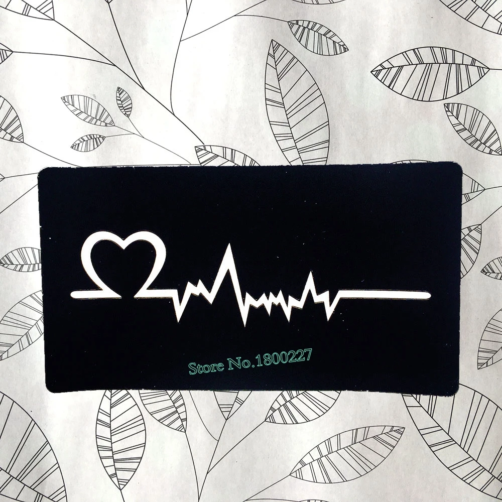 Fashion Waterproof ECG Pattern Hollow Tattoo Stencils Girl Xmas Gifts Makeup Tips Tattoo Template Sticker Paste PG91
Fashion Waterproof ECG Pattern Hollow Tattoo Stencils Girl Xmas Gifts Makeup Tips Tattoo Template Sticker Paste PG91