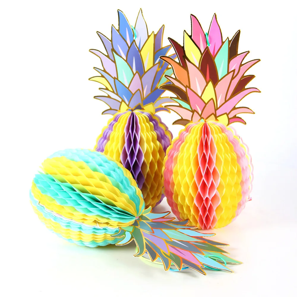 3pcs Foil Gold Paper Hanging Honeycomb Pineapple Decor Summer Party Table Centerpiece Beach Pool Luau Tropical Birthday Wedding
3pcs Foil Gold Paper Hanging Honeycomb Pineapple Decor Summer Party Table Centerpiece Beach Pool Luau Tropical Birthday Wedding