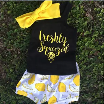 Cartoon Lemon Summer Clothing Sets for Newborn Baby Girl Infant Fashion Outerwear Clothes Suit T-shirt+Pant Suit s Cloth
Cartoon Lemon Summer Clothing Sets for Newborn Baby Girl Infant Fashion Outerwear Clothes Suit T-shirt+Pant Suit s Cloth