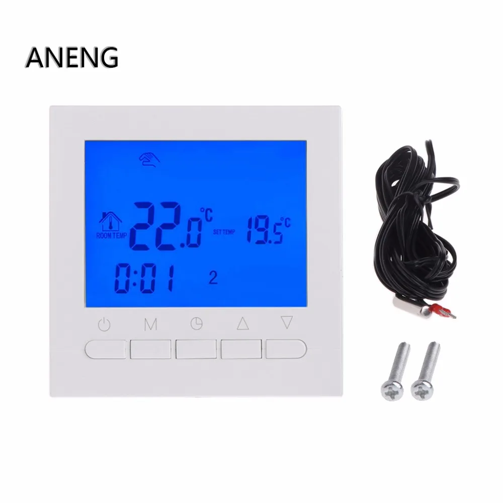ANENG Gas Boiler Heating Thermostat Room Temperature Controller Regulator Weekly
ANENG Gas Boiler Heating Thermostat Room Temperature Controller Regulator Weekly