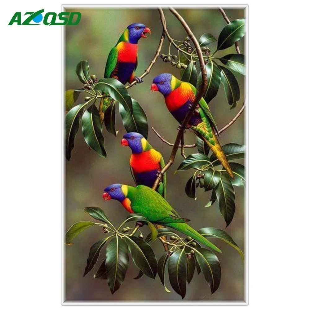 AZQSD Diamond Mosaic Cross Stitch Birds Picture of Rhinestones Wall Art 5D DIY Diamond Painting Animal Home Decor Summer
AZQSD Diamond Mosaic Cross Stitch Birds Picture of Rhinestones Wall Art 5D DIY Diamond Painting Animal Home Decor Summer