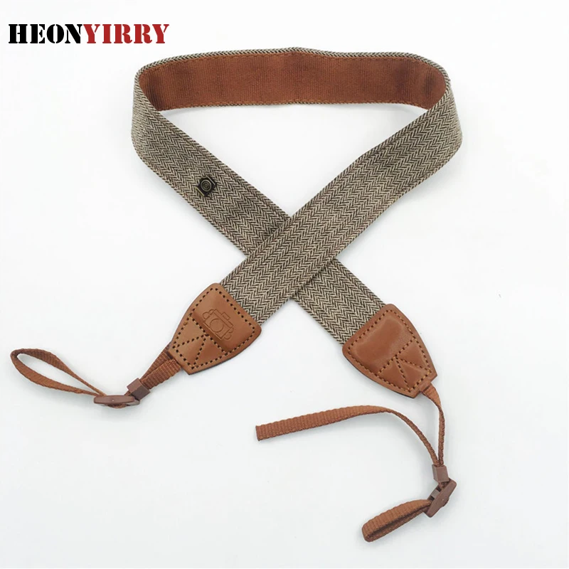 Universal Adjustable Cotton Leather Camera Shoulder Neck Strap Belt for Sony Nikon SLR Canon Camera Strap Accessories F2C046
Universal Adjustable Cotton Leather Camera Shoulder Neck Strap Belt for Sony Nikon SLR Canon Camera Strap Accessories F2C046
