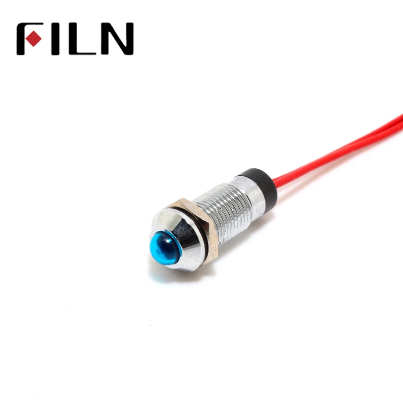 metal 12v indicator light