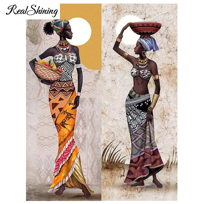 Needlework Diamond Painting African woman Diamond Embroidery full round Drill Rhinestone Mosaic Picture Home Decoration FS1767
Needlework Diamond Painting African woman Diamond Embroidery full round Drill Rhinestone Mosaic Picture Home Decoration FS1767