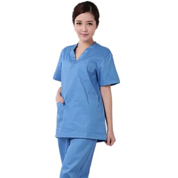 Medical Surgical Clothes For Women Summer Short Sleeves Cotton Loose Split Brush Suit Uniforms Purple Blue Dark Green
Medical Surgical Clothes For Women Summer Short Sleeves Cotton Loose Split Brush Suit Uniforms Purple Blue Dark Green