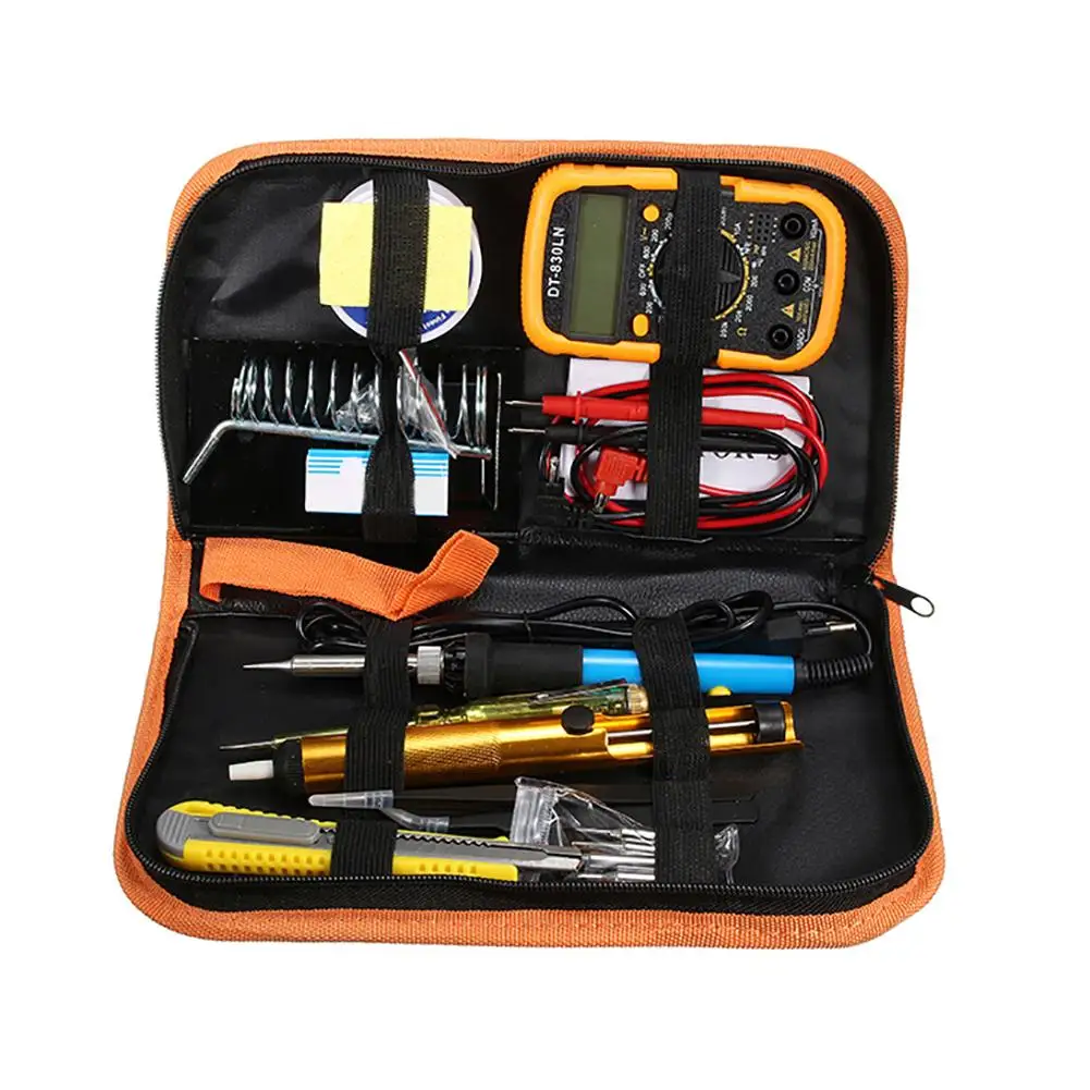 New 60W Adjustable Electric Temperature Welding Solder Soldering Iron Multimeter Kit
New 60W Adjustable Electric Temperature Welding Solder Soldering Iron Multimeter Kit