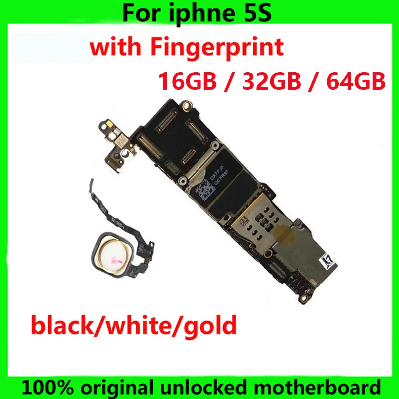 16GB 32GB 64GB Original Mainboard fee For Apple Iphone 5s Motherboard With / NO Touch ID IOS System Circuits unlocked NO iCloud
16GB 32GB 64GB Original Mainboard fee For Apple Iphone 5s Motherboard With / NO Touch ID IOS System Circuits unlocked NO iCloud
