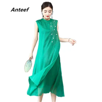 chiffon silk vintage floral embroidery plus size women casual loose long summer dress elegant clothes 2020 ladies dresses
chiffon silk vintage floral embroidery plus size women casual loose long summer dress elegant clothes 2020 ladies dresses