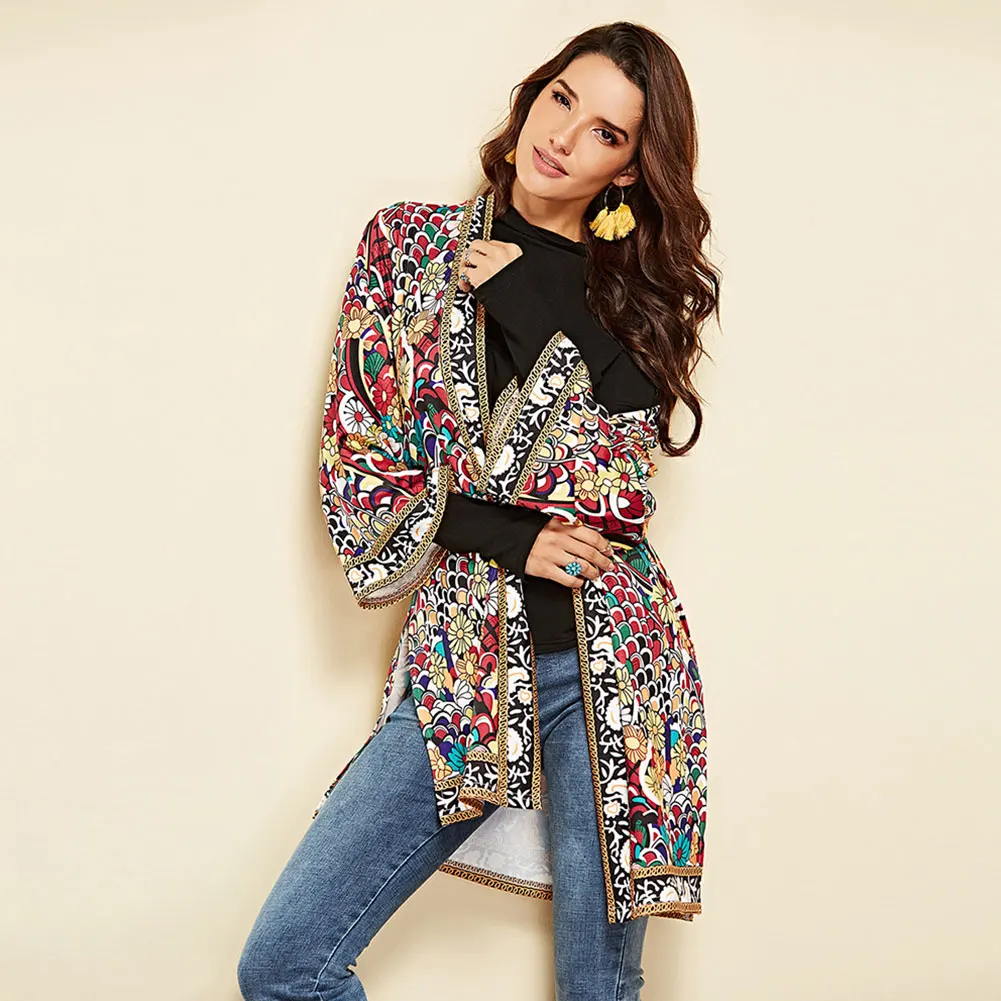 Fashion Women Autumn Outerwear Ethnic Floral Print Long Sleeve Boho Jacket Wrap Cardigans HSJ88
Fashion Women Autumn Outerwear Ethnic Floral Print Long Sleeve Boho Jacket Wrap Cardigans HSJ88