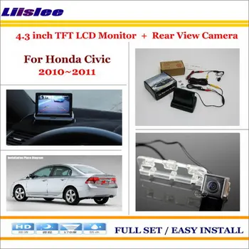 Liislee For Honda Civic 2010 2011 / 4.3" TFT LCD Monitor + Car Rearview Back Up Camera = 2 in 1 Car Parking System 
Liislee For Honda Civic 2010 2011 / 4.3" TFT LCD Monitor + Car Rearview Back Up Camera = 2 in 1 Car Parking System