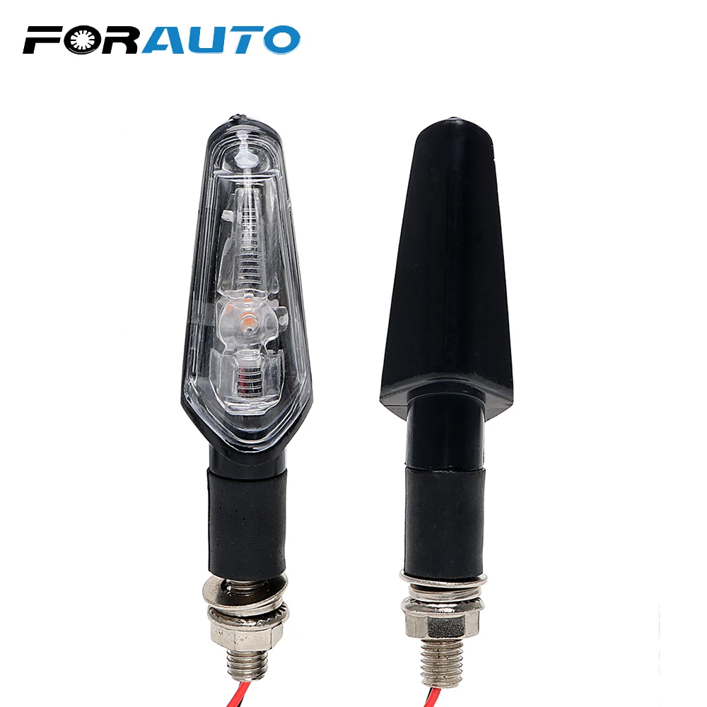 FORAUTO 2Pcs/set Motorcycle Turn Signal Lights Amber Blinker LED Motos Universal Indicator Lamps
FORAUTO 2Pcs/set Motorcycle Turn Signal Lights Amber Blinker LED Motos Universal Indicator Lamps