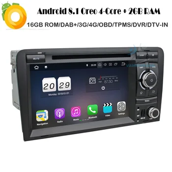 7" Android 8.1 Quad Core Car Multimedia player 2 Din Car DVD Radio Bluetooth MP3 Player For AUDI A3 2006 2007 2008 2009 -2013 
7" Android 8.1 Quad Core Car Multimedia player 2 Din Car DVD Radio Bluetooth MP3 Player For AUDI A3 2006 2007 2008 2009 -2013