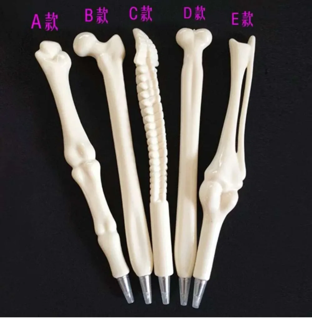 5 pcs/lot Novelty Bone Ballpoint Pen 0.7mm Blue Black Ink Refill Writing Ball Pens School Office Stationery Gifts Supplies
5 pcs/lot Novelty Bone Ballpoint Pen 0.7mm Blue Black Ink Refill Writing Ball Pens School Office Stationery Gifts Supplies