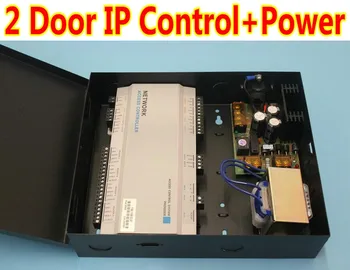 Whole Set of Two Door Web IP Controller Panel +Power Supply Box with Built-in Web Interface+TCP/IP LANNetwork support wiengand
Whole Set of Two Door Web IP Controller Panel +Power Supply Box with Built-in Web Interface+TCP/IP LANNetwork support wiengand