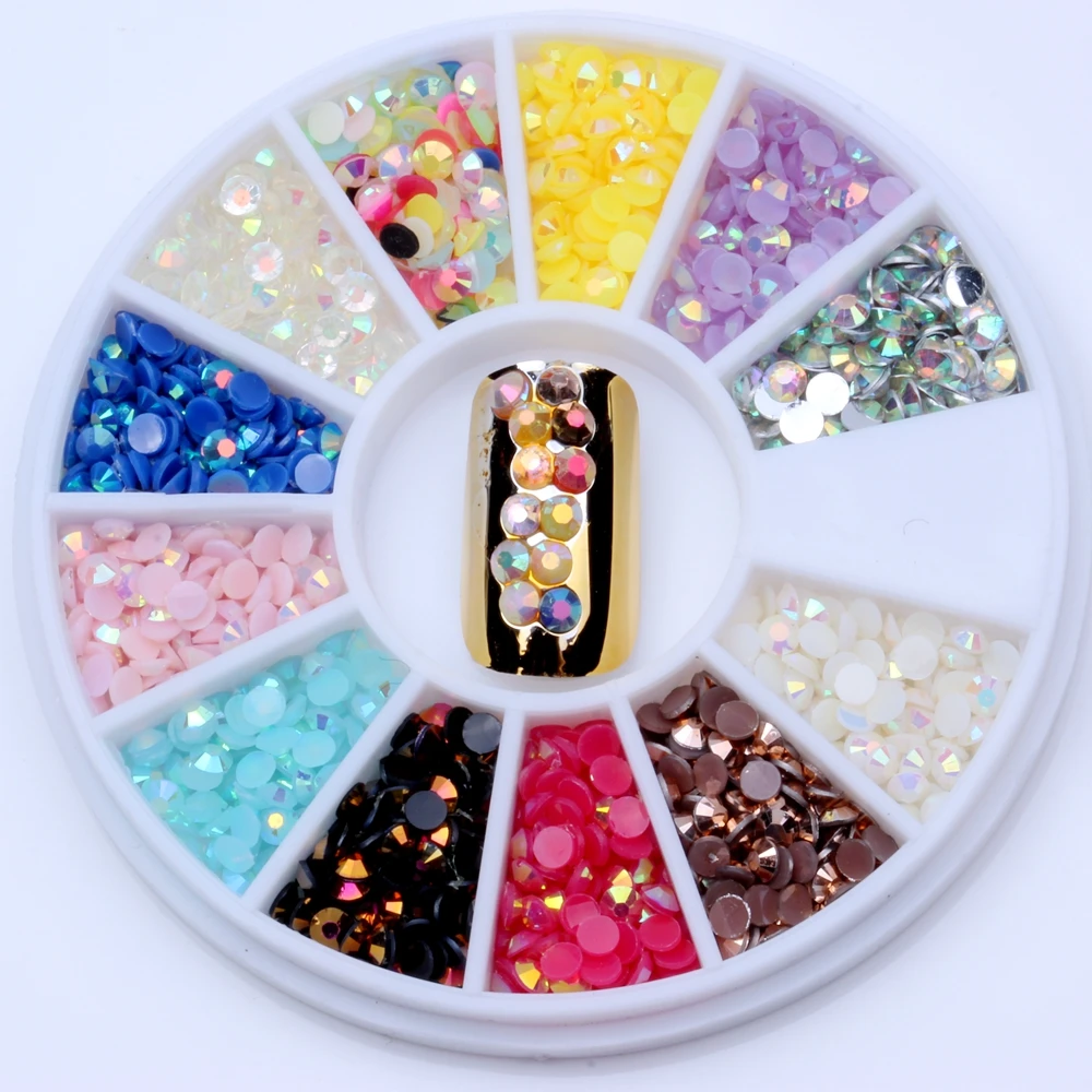 Nail Art Charms Multicolor Many Styles Mix Rhinestone in Wheel Design Stone Decorations Strass Jewelry DIY Adhesive Beads Gems
Nail Art Charms Multicolor Many Styles Mix Rhinestone in Wheel Design Stone Decorations Strass Jewelry DIY Adhesive Beads Gems