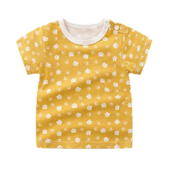 Summer Casual Cute Cartoon Printed Short-sleeved Baby Girl T-shirt 100% Cotton Todder Tops
Summer Casual Cute Cartoon Printed Short-sleeved Baby Girl T-shirt 100% Cotton Todder Tops