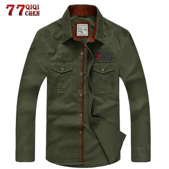 Military Long Sleeve Shirt Men 2020 Spring Autumn Plus Size 4XL Business Breakout Tactics Casual Shirts Turn-down Collar Shirts
Military Long Sleeve Shirt Men 2020 Spring Autumn Plus Size 4XL Business Breakout Tactics Casual Shirts Turn-down Collar Shirts