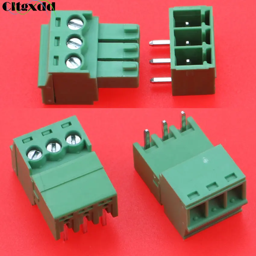 Cltgxdd 1PCS 3.5MM Terminal Block PCB Pluggable Connectors 3P 3 Pin Right Angle Screw Terminal Block Connector KF15EDG-3.5
Cltgxdd 1PCS 3.5MM Terminal Block PCB Pluggable Connectors 3P 3 Pin Right Angle Screw Terminal Block Connector KF15EDG-3.5