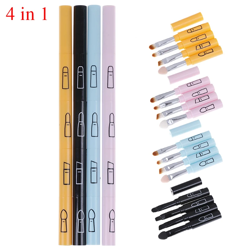 4 in 1 Portable Retractable Makeup Brush Lipbrush Eyelash Eyeliner Eyeshadow Eyebrow Brush Travel Make up Brushes Maquiagem
4 in 1 Portable Retractable Makeup Brush Lipbrush Eyelash Eyeliner Eyeshadow Eyebrow Brush Travel Make up Brushes Maquiagem