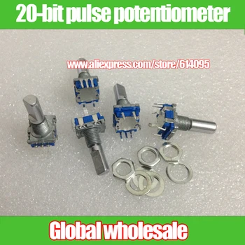 10pcs 360 degree encoder encoder switch / 20-bit switch with pulse potentiometer / 20MM Axle half for Audio and video equipment
10pcs 360 degree encoder encoder switch / 20-bit switch with pulse potentiometer / 20MM Axle half for Audio and video equipment