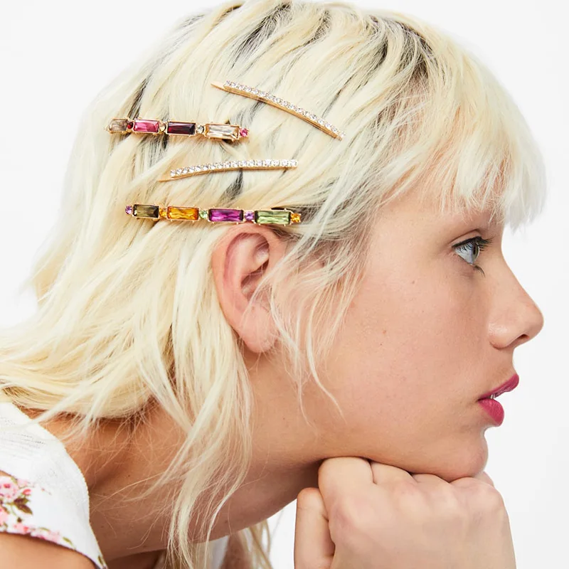 FASHIONSNOOPS za Crystal Hairpins Elegant Barrettes Hairwear For Women Girls Wedding Party Hair Pins Clips Hair Jewelry
FASHIONSNOOPS za Crystal Hairpins Elegant Barrettes Hairwear For Women Girls Wedding Party Hair Pins Clips Hair Jewelry