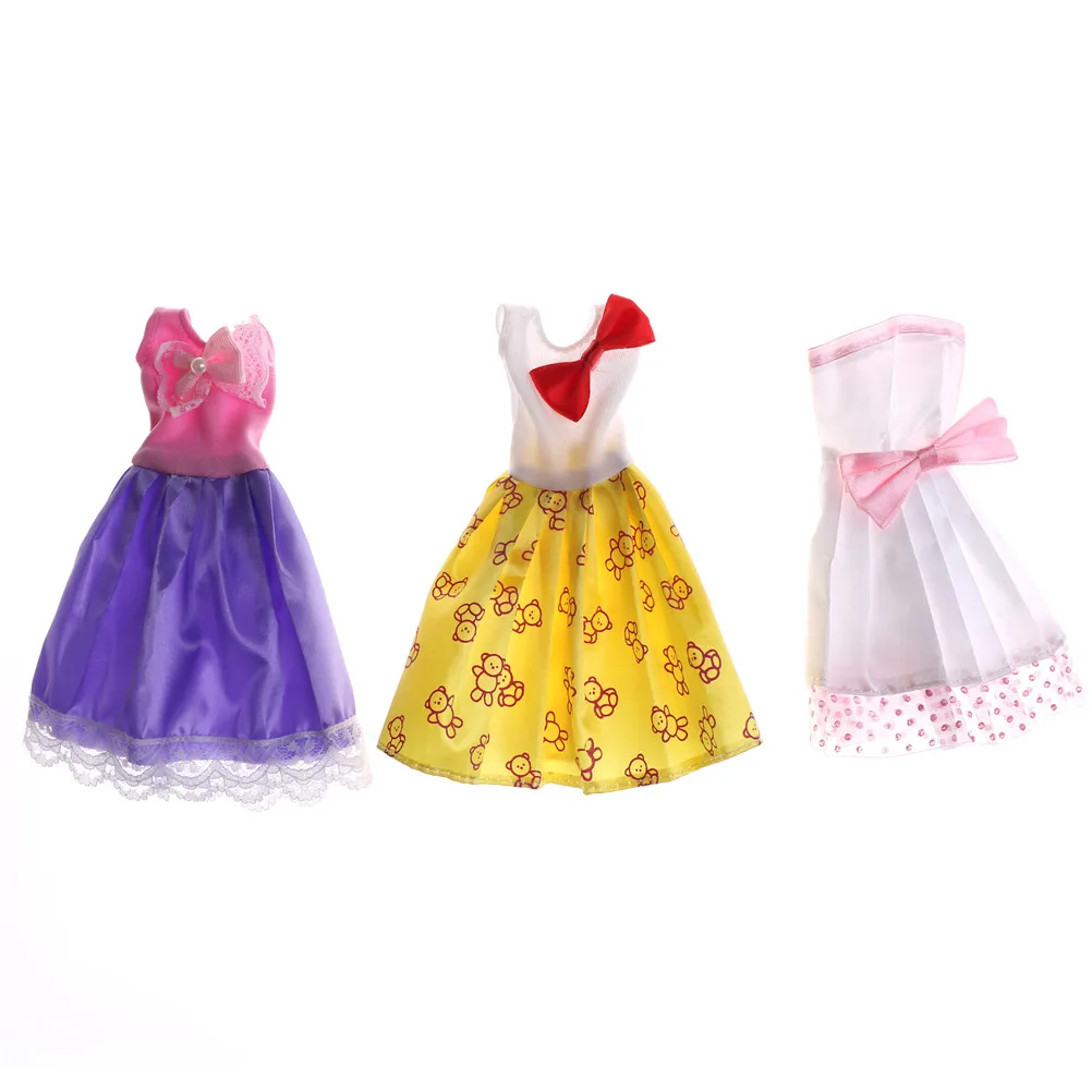 1set Daily Casual Beautiful Fashion Party Dress Handmade Fashion Outfit Outfit Clothes For Dolls Girl