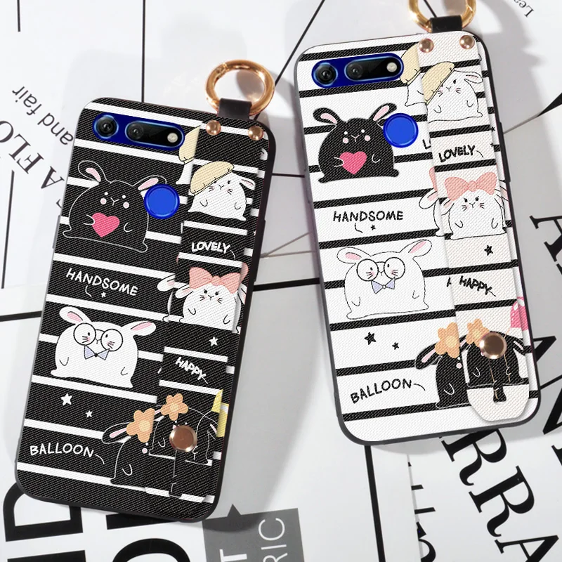 Wrist Strap Phone Cases For Huawei Honor V9 V10 V20 Luxury Cute Rabbit Funda Coque Case For Huawei Honor View 20 10 Holder Case
Wrist Strap Phone Cases For Huawei Honor V9 V10 V20 Luxury Cute Rabbit Funda Coque Case For Huawei Honor View 20 10 Holder Case