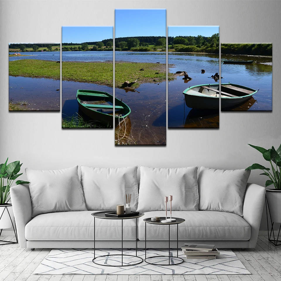 Two fishing boats 5 Piece HD Wallpapers Art Canvas Print modern Poster Modular art painting for Living Room Home Decor
Two fishing boats 5 Piece HD Wallpapers Art Canvas Print modern Poster Modular art painting for Living Room Home Decor