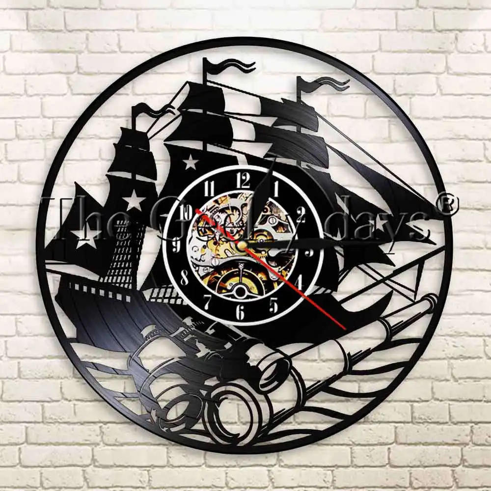 1Piece Adventure Ship Sailing Boat Yachting Home Decor Vinyl Record Wall Clock Sea Overseas Telescope Decorations Wall Clock
1Piece Adventure Ship Sailing Boat Yachting Home Decor Vinyl Record Wall Clock Sea Overseas Telescope Decorations Wall Clock