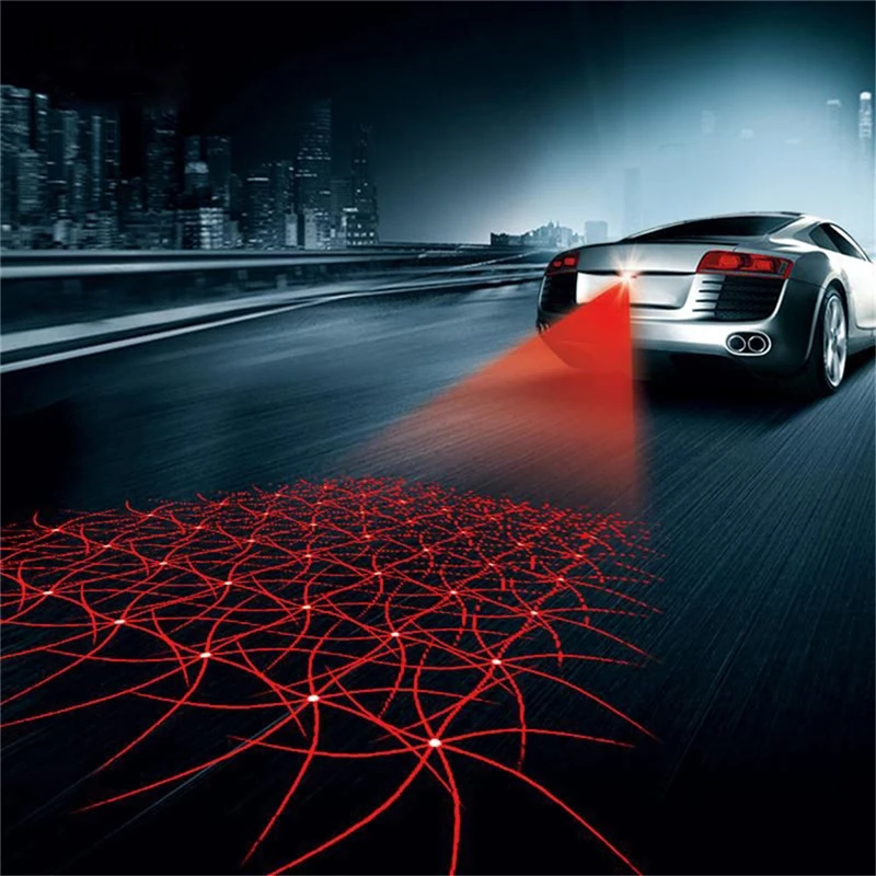 Anti Collision Car Laser Fog Light Auto Brake Parking Signal Indicators Rearing Warning Light Rear-end Tail Led Lamp Car Styling
Anti Collision Car Laser Fog Light Auto Brake Parking Signal Indicators Rearing Warning Light Rear-end Tail Led Lamp Car Styling