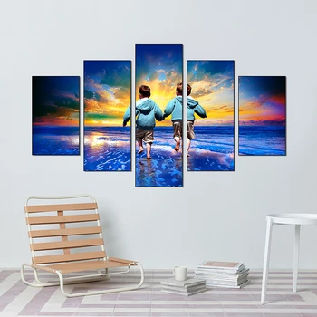 5 Pieces Poster Wall Art Canvas Painting Nordic Wall Pictures for Living Room Deco Mural Decoration Picture Art Print "Seascape"
5 Pieces Poster Wall Art Canvas Painting Nordic Wall Pictures for Living Room Deco Mural Decoration Picture Art Print "Seascape"