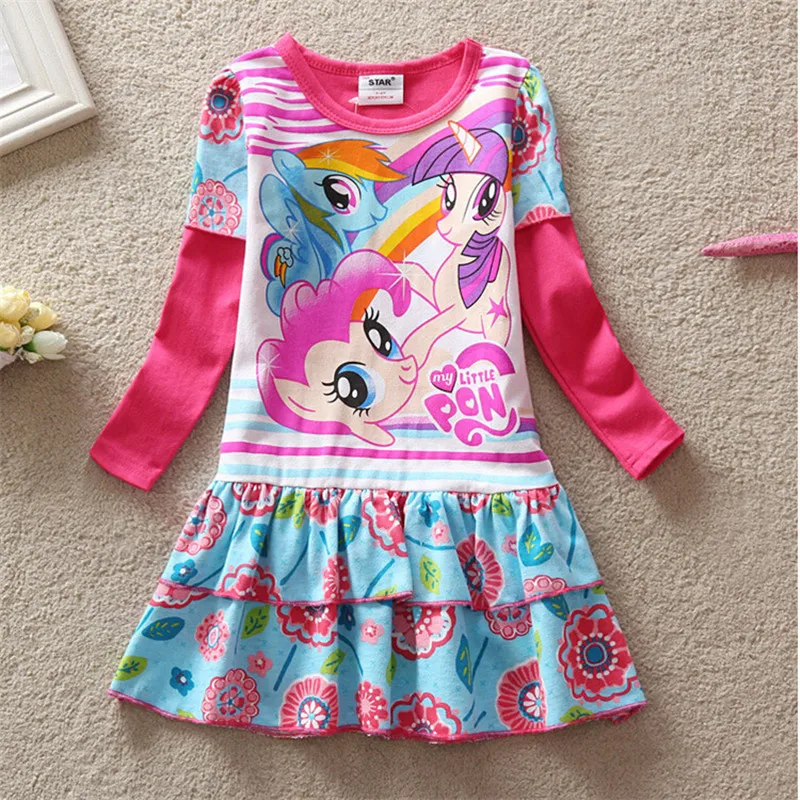 Spring Dresses for Girls Baby Girl Clothes Grand child's dress my little poli cotton t-shirt dress children dress cute pony new
Spring Dresses for Girls Baby Girl Clothes Grand child's dress my little poli cotton t-shirt dress children dress cute pony new