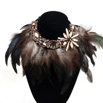 NEW Maxi Bohemian Necklace Crystal Beads Feather Choker Collares Necklaces & Pendants Collier Necklace Women
NEW Maxi Bohemian Necklace Crystal Beads Feather Choker Collares Necklaces & Pendants Collier Necklace Women