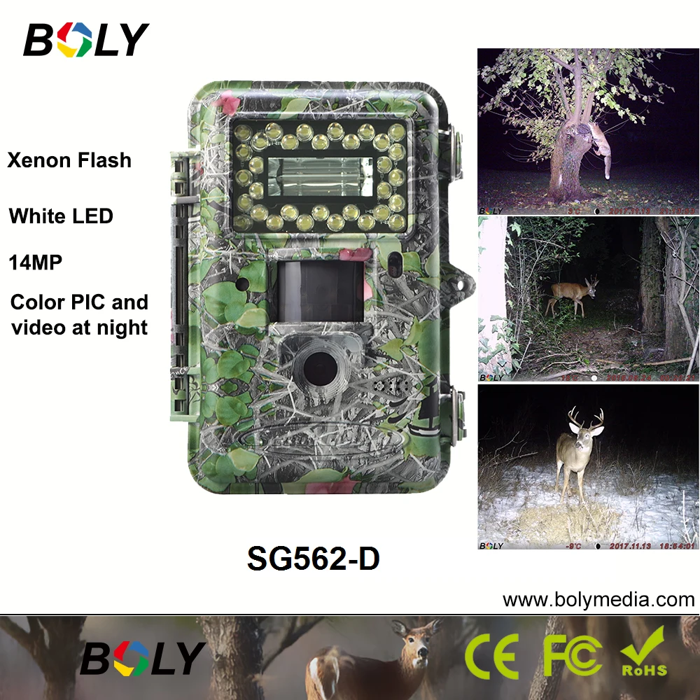 14MP 720P Bolyguard white flash LED trail cameras color pic and video at night sound recording available 100 ft hunting cameras
14MP 720P Bolyguard white flash LED trail cameras color pic and video at night sound recording available 100 ft hunting cameras