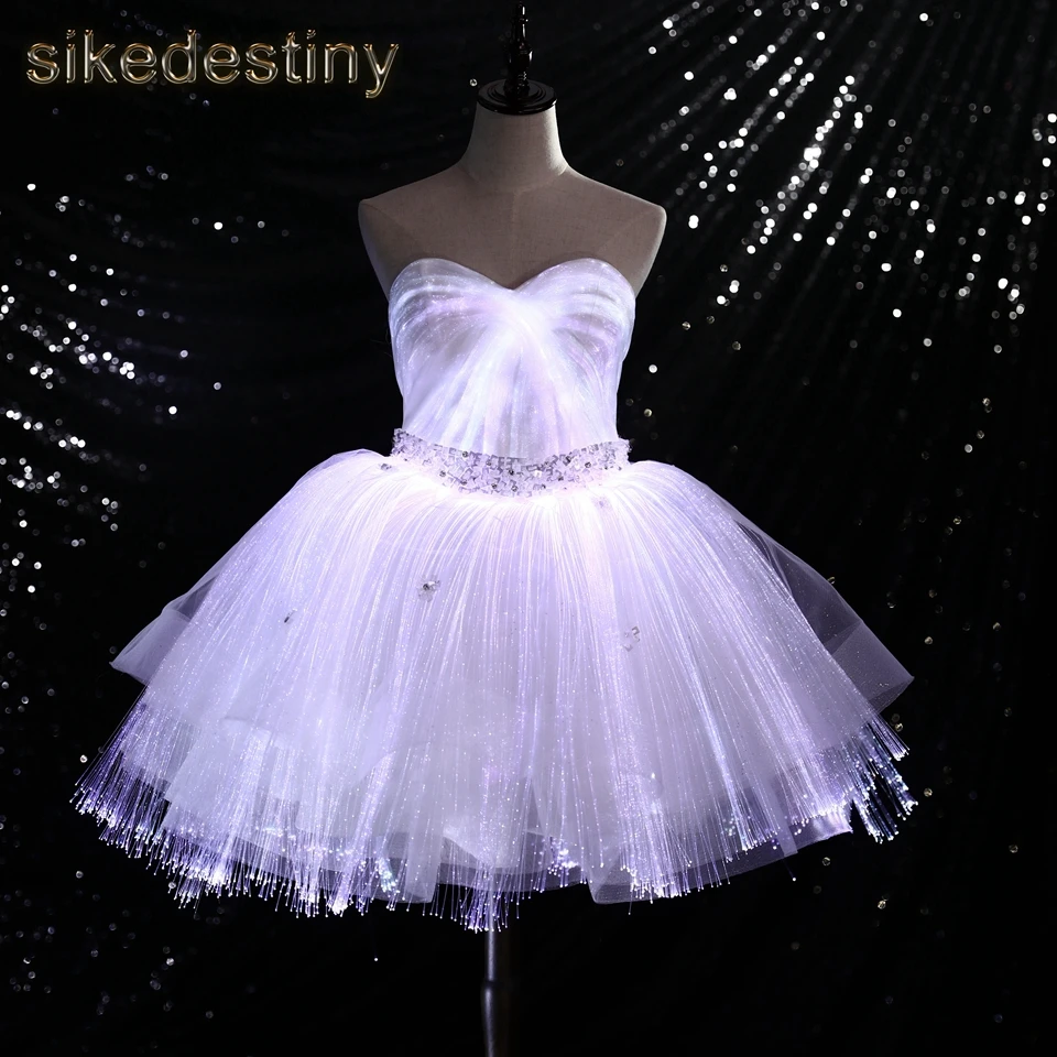 glow in the dark formal dress