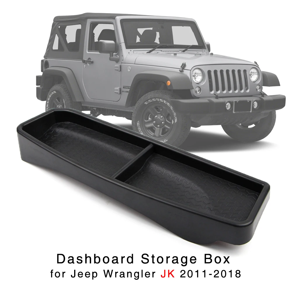 Dashboard Storage Box for Jeep Wrangler JK 2011-2018 Dash Phone Holder Organizer Tray
Dashboard Storage Box for Jeep Wrangler JK 2011-2018 Dash Phone Holder Organizer Tray