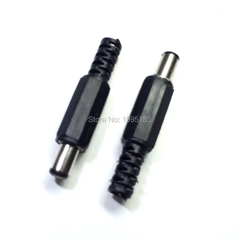 

10Pcs DC Plug Male Electrical Socket Outlet DC-022 DC-005 DC Outlet 5.5X2.1MM 5.5*2.1 DC005 Common Head Welding Line Type