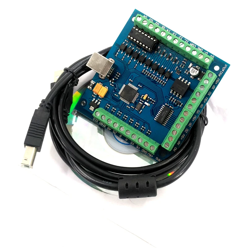 CNC MACH3 USB 4 Axis 100KHz USBCNC Smooth Stepper Motion Controller card breakout board for CNC Engraving 12-24Vpr
CNC MACH3 USB 4 Axis 100KHz USBCNC Smooth Stepper Motion Controller card breakout board for CNC Engraving 12-24Vpr