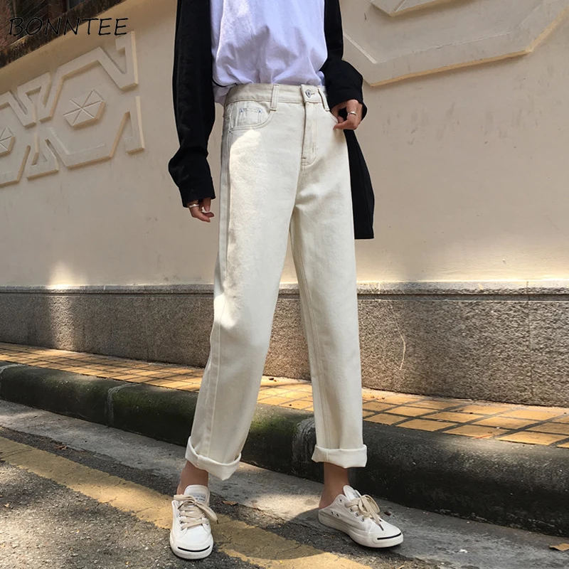 Jeans Women Loose Straight Solid High Quality Jean Trouser 2019 Womens Students Korean Style Pockets New Leisure All-match Denim
Jeans Women Loose Straight Solid High Quality Jean Trouser 2019 Womens Students Korean Style Pockets New Leisure All-match Denim
