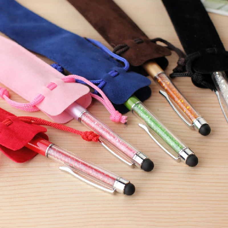 5pcs Velvet Pen Pouch Holder Single Pencil Bags for School Girls Pen Case with Rope Fountain Rollerball Pen Protect Cover
5pcs Velvet Pen Pouch Holder Single Pencil Bags for School Girls Pen Case with Rope Fountain Rollerball Pen Protect Cover