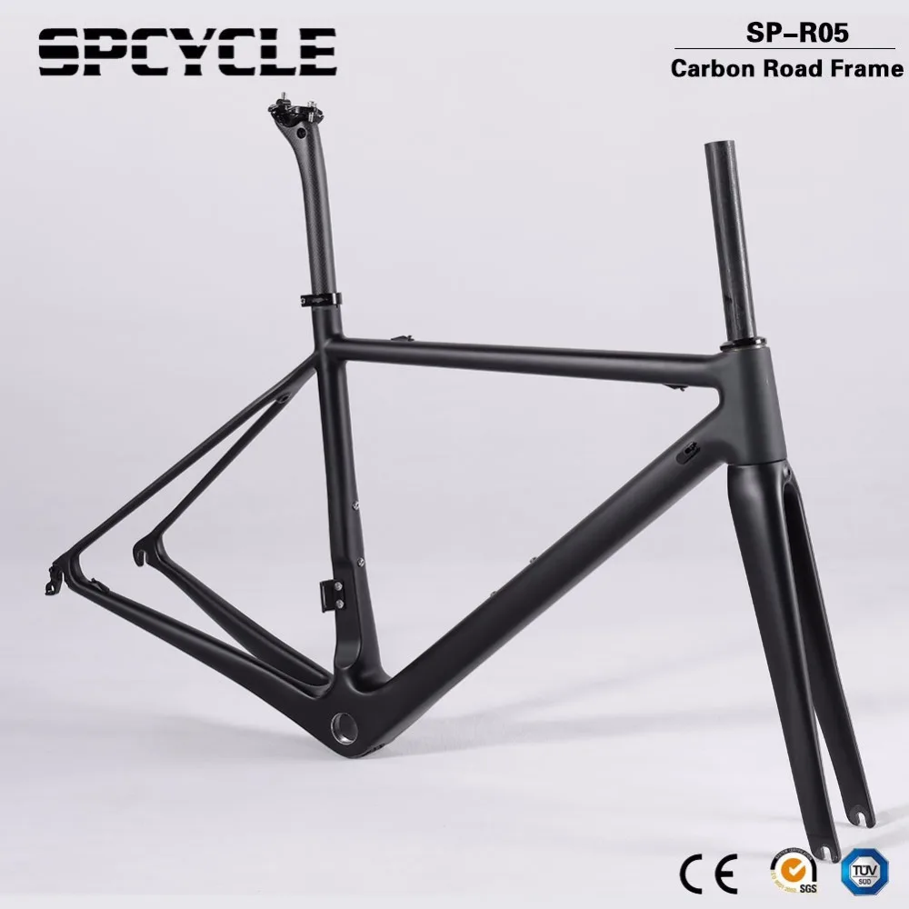 

Spcycle Super Light Full Carbon Fiber Road Bicycle Frames,T1000 Racing Bicycle Carbon Frames Framesets In Size 46/48/51/54cm